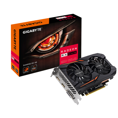 GIGABYTE Radeon RX 560 Gaming OC 4G