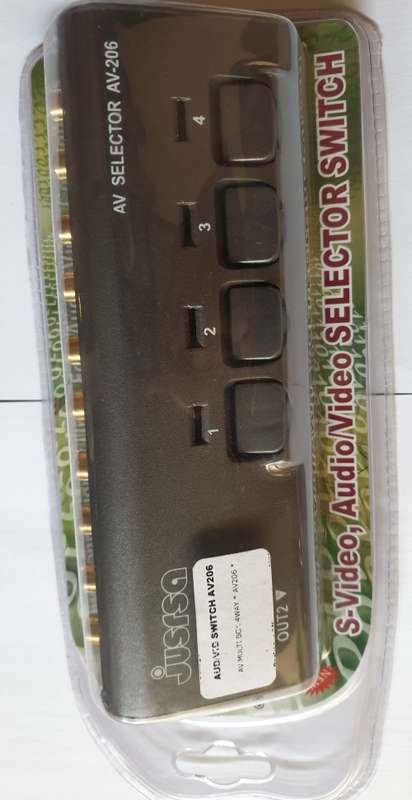 JUSRSA  AV-206 AV MULTI BOX 4WAY SWITCH