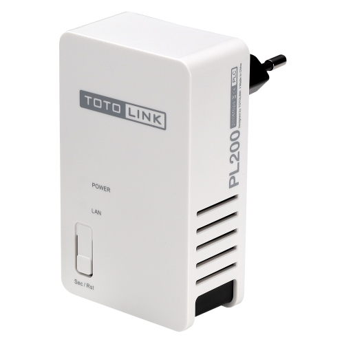 Totolink EoP Power Line Adapter - PL200KIT - Ethernet over Power