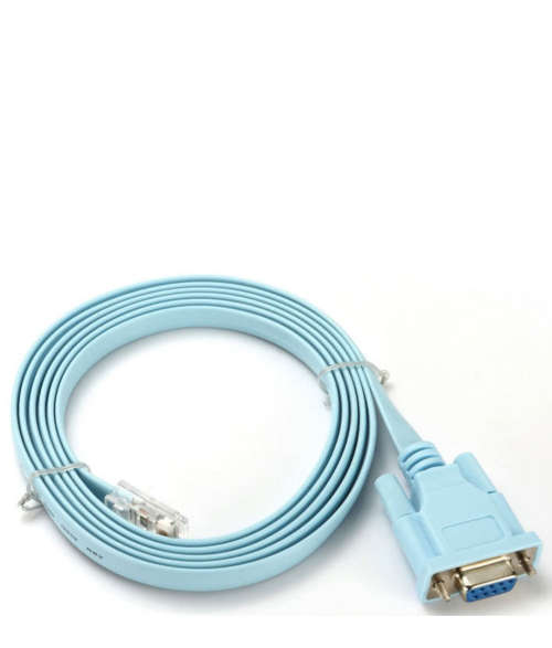 Genuine Cisco Console Cable. Rollover 1.5m RJ45 to Serial RS232/DB9 Female