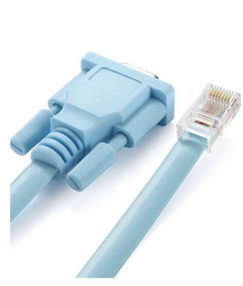 Genuine Cisco Console Cable. Rollover 1.5m RJ45 to Serial RS232/DB9 Female