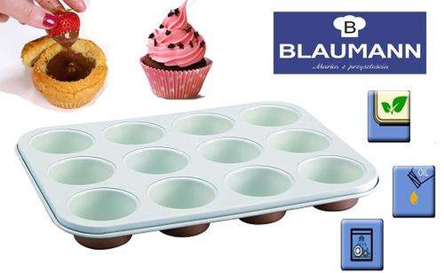 Blaumann Oven Lovin' Cups Double Ceramic Nonstick Muffin and Cupcake Pan 12-Cup ( BL-1604 )