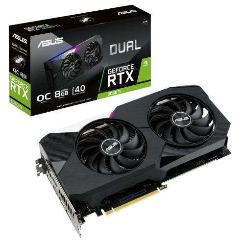 ASUS DUAL GEFORCE RTX 3060Ti OC EDITION 8GB GDDR6