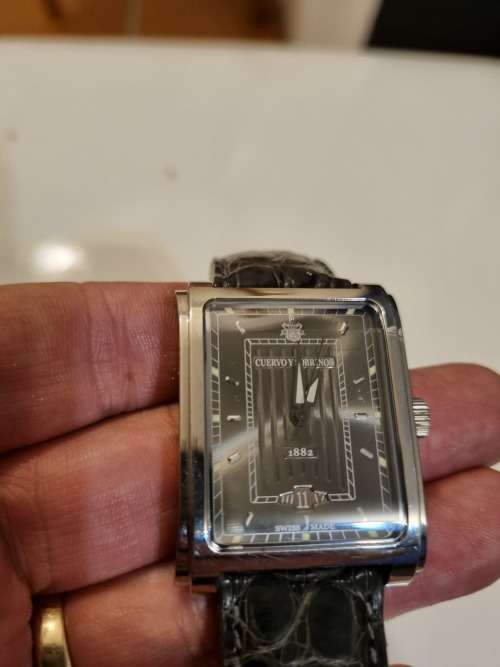 Cuervo Y Sobrinos gent`s evening watch