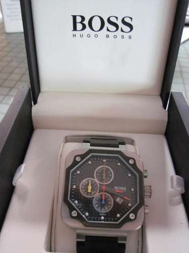 hugo boss waterproof mens watch