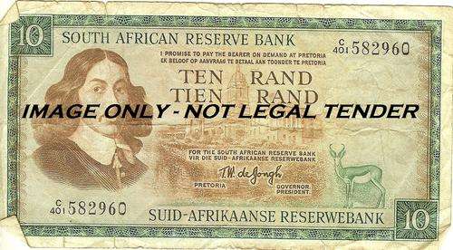 OLD R10 NOTE - TW DE JONGH - C401