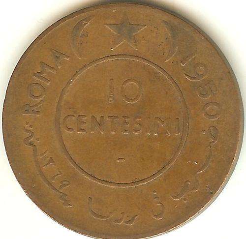 1950 10 Centesimi - Somalia ** As per scan **