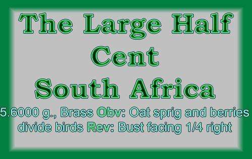 1963 1/2c The Large Half Cent - Van Riebeeck - Suid-Afrika / South Africa - As per Scan