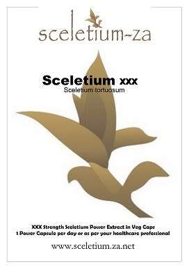 Sceletium XXXTRA STRENGTH POWER Extract 30 caps 40% off introductory offer! Beat stress & anxiety!