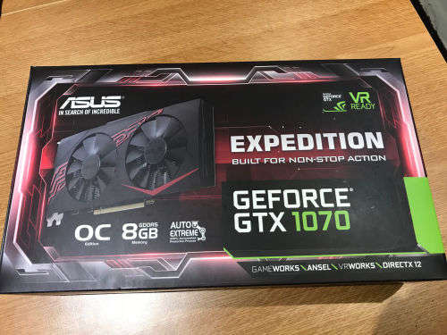 Asus GTX 1070 Expedition Series 8GB DDR5