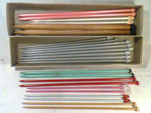 A lot of knitting needles!