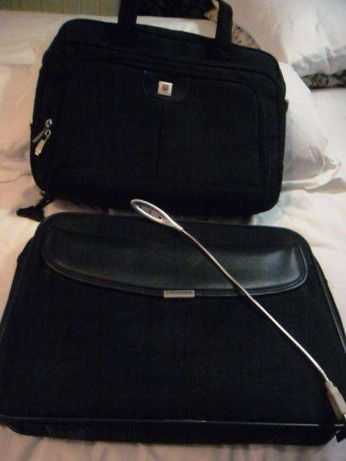 Wow!!  2 Laptop bags plus laptop light