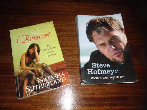 Two biography books!  Steve Hoffmeyr & Natasha Sutherland