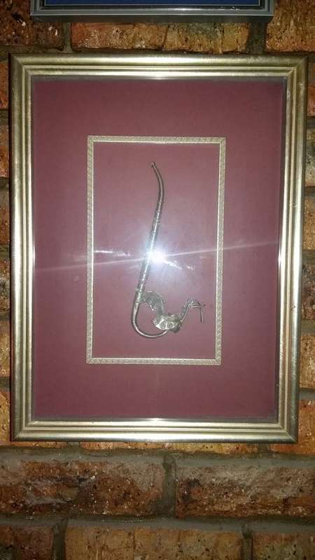 Lovely BIG framed Antique Pipe!!