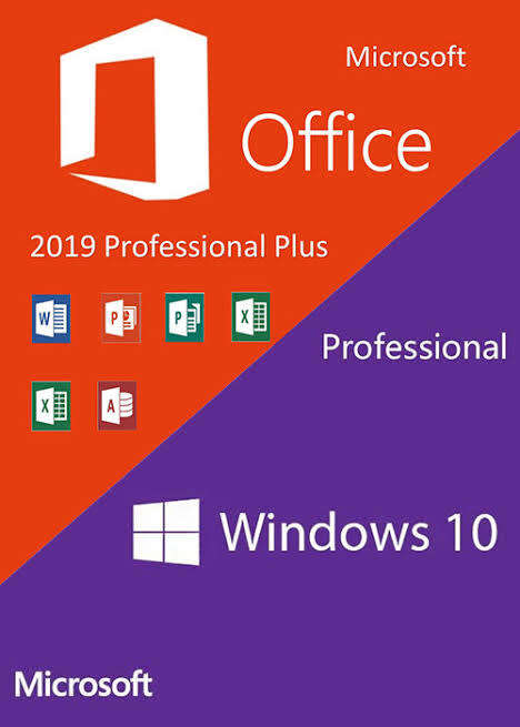 Windows10 Pro 32/64 & Microsoft Office 2019 Pro Plus