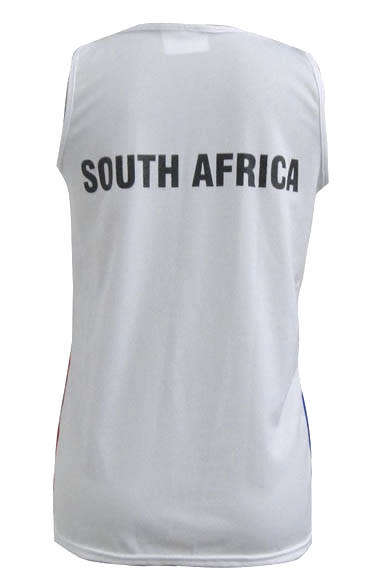 SA Flag ladies running vest - Medium