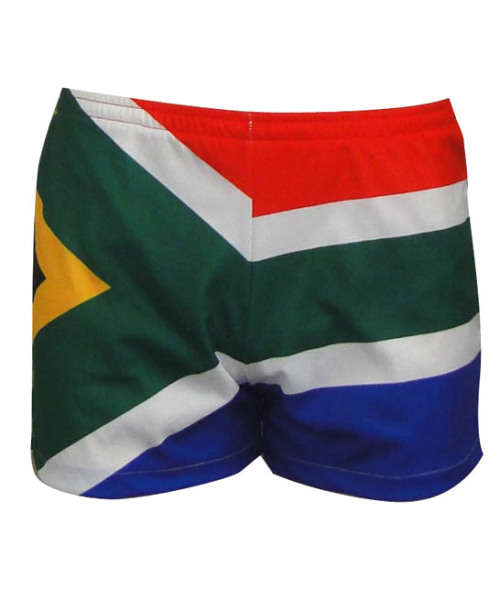 SA Flag square leg running shorts unisex - Large