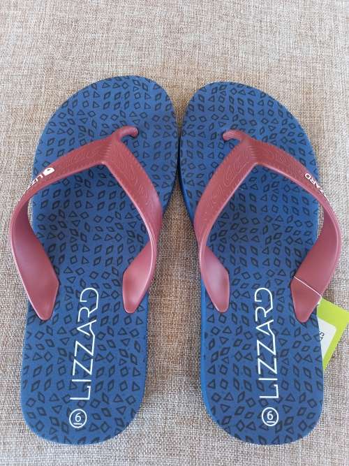 Lizzard sandals flip-flops men`s taurus navy - size UK 6