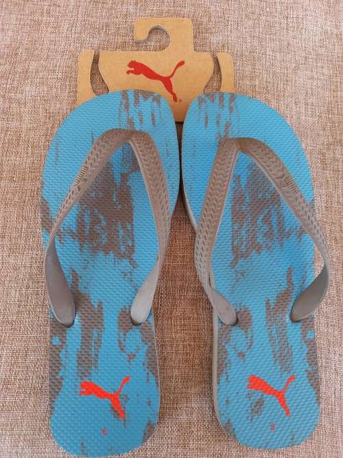 Puma sandals mens first flip turquoise - size UK6