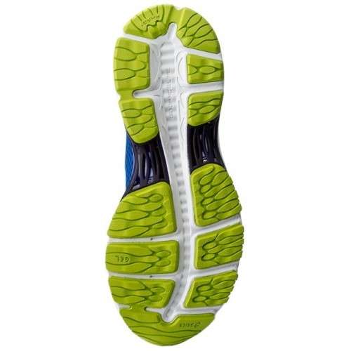 Asics Gel Cumulus19 mens running shoe UK 10 / US 11 / EUR 45 (directoire blue/peacoat/energy green)