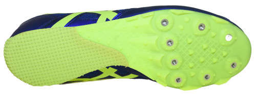 Asics Turbo Jump 2 - High Jump mens shoe - size UK 7 / US 8 / EUR 41.5 (deep blue/flash yellow)