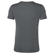 Asics short sleeve shirt graphic mens size 2XL (dark grey/apricot ice)