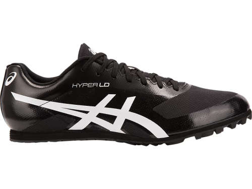 Asics Hyper LD 6 track and field shoe - size UK 4 / US 5 / EUR 37.5 (black/white)