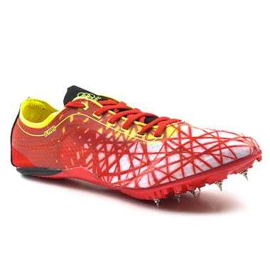 Olympic Pace Sprint Distance Spike shoe size 7 (red/white)