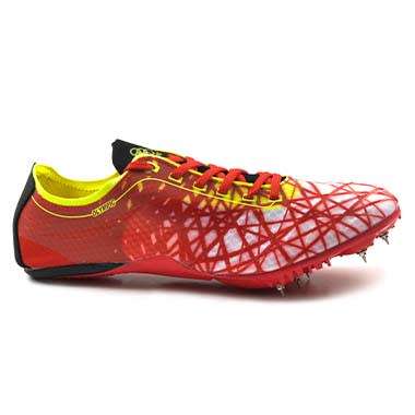 Olympic Pace Sprint Distance Spike shoe size 7 (red/white)