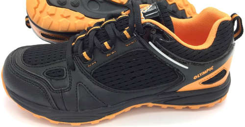 Olympic Flick Hockey Kids shoe size 4 (black/orange)
