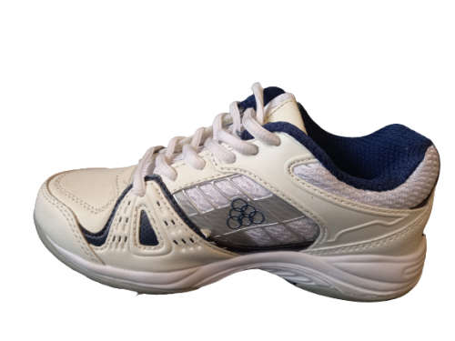 Olympic Rally Kids Trainer shoe size 3 (cream/white/blue)