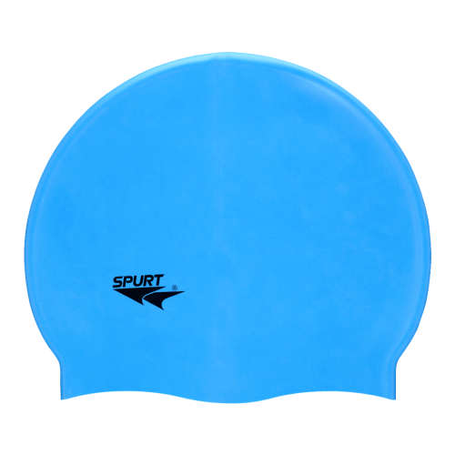 Swim Cap Spurt Plain - Light Blue