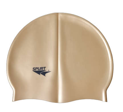 Swim Cap Spurt Plain - Gold