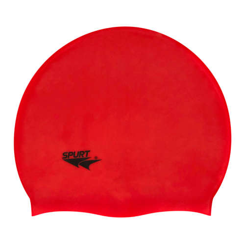 Swim Cap Spurt Plain - Red