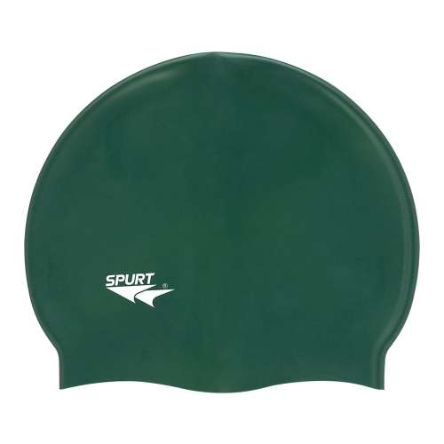 Swim Cap Spurt Plain - Bottle Green