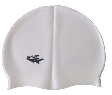 Swim Cap Spurt Plain - Warm White