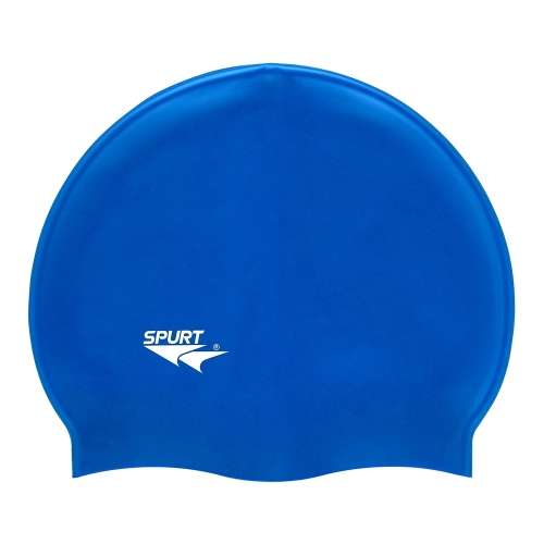 Swim Cap Spurt Plain - Teal Blue