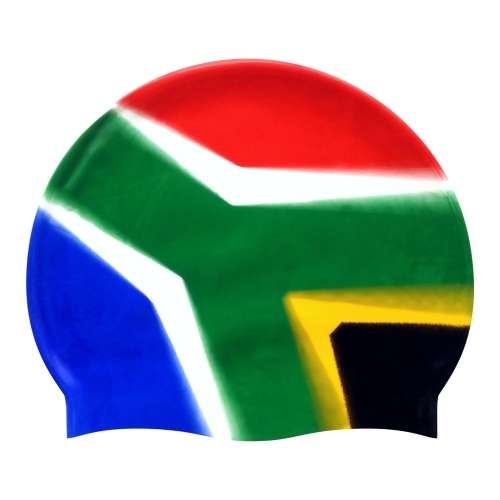 Swim Cap Spurt SA Flag - Rainbow