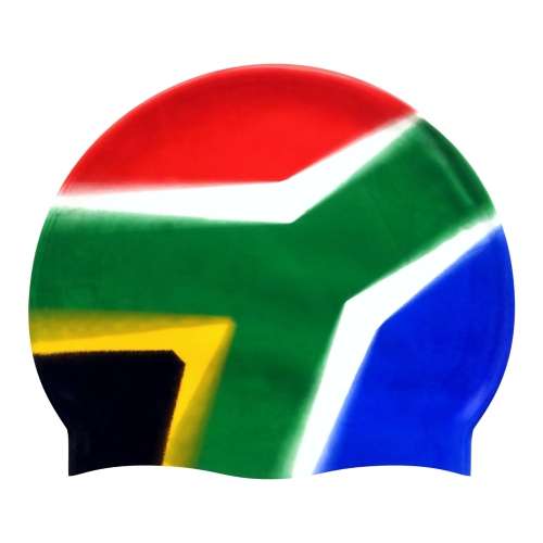 Swim Cap Spurt SA Flag - Rainbow
