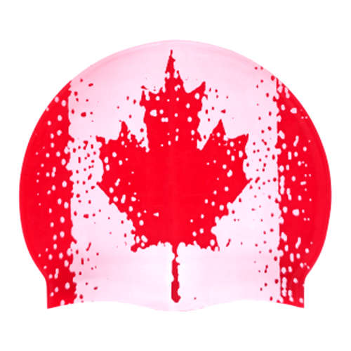 Swim Cap Spurt Country Flag - Canada