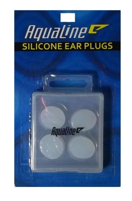 Ear Plugs Siicone for Swimming - Aqualine (clear)