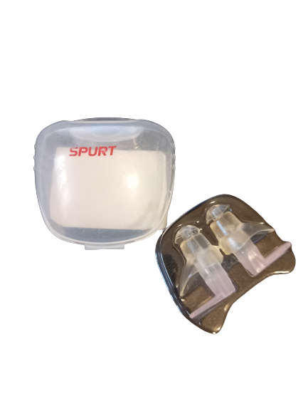 Ear Plugs Molded for Swimming - Spurt (clear and pink)