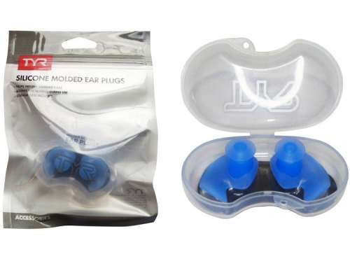 Ear Plugs Silicone Molded for Swimming - TYR (blue)