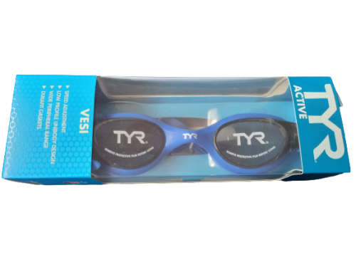 Goggles TYR Senior Vesi - blue with smoke black lens