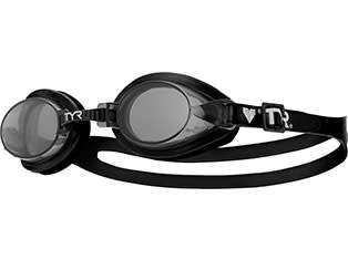 Goggles TYR Junior Qualifier - smoke black with black lens