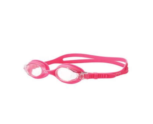 Goggles TYR Junior Swimple - pink with clear lens