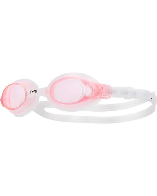 Goggles TYR Junior Swimple - clear with rose pink lens
