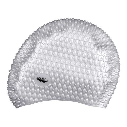 Swim Cap Spurt Bubble - Silver