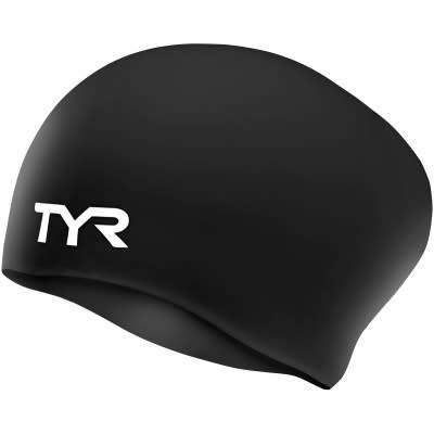 Swim Cap TYR Long Hair - Black