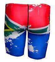 SA Flag Mens Swimming Jammer - Size 38 or X-Large